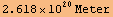2.618*10^20 Meter