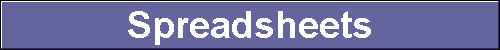  Spreadsheets 