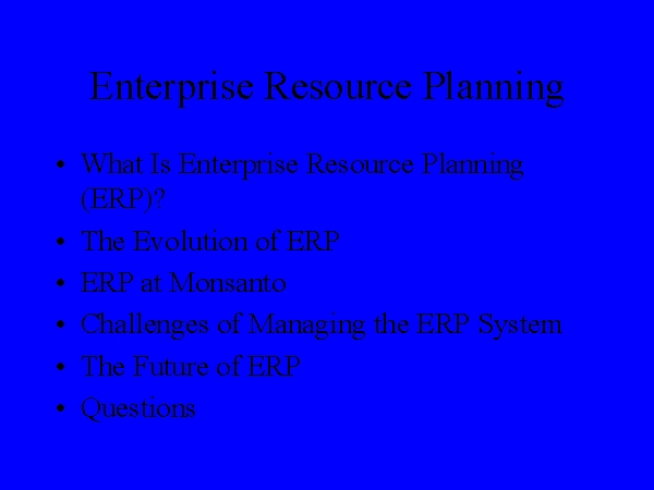 enterprise resource planning job description