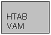 Flowchart: Process: HTAB
VAM 