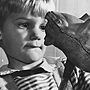 Photo: Breaking the piggy bank, 1946