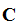 $\QTR{bf}{C}$