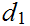 $\QTR{Large}{d_{1}}$