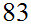 $\QTR{Large}{83}$