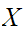 $\QTR{Large}{X\ }$