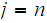 $\QTR{Large}{j=n}$