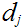 $\QTR{Large}{d}_{j}$