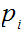 $\QTR{Large}{p}_{i}$