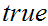 $\QTR{Large}{true}$