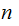 $\QTR{Large}{n\ }$