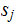 $\QTR{Large}{s_{j}}$