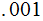 $\QTR{Large}{.001}$
