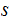 $\QTR{Large}{s}\ $