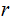 $\QTR{Large}{r}\ $