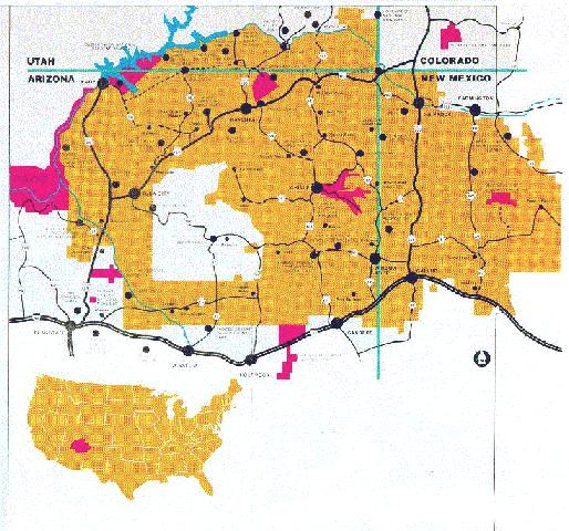 Navajo Nation Boundary Map Map Of Navajo Nation Navajo Nation Boundary Map Map Of Navajo Nation