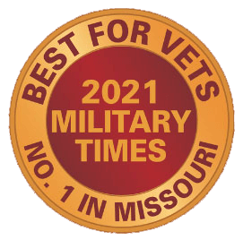 Military Times Best for Vets No.1 in Missouri 2021 graphic